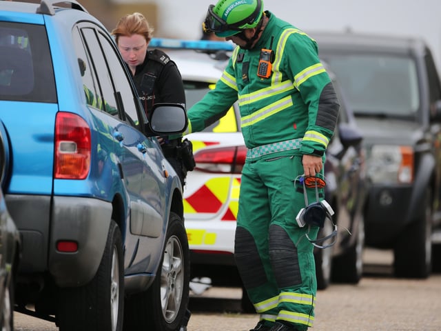 Emergency services were alerted to Horton Road after reports of a strong smell of fuel coming from a flat