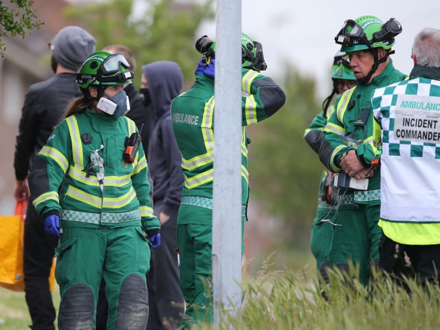 Emergency services were alerted to Horton Road after reports of a strong smell of fuel coming from a flat