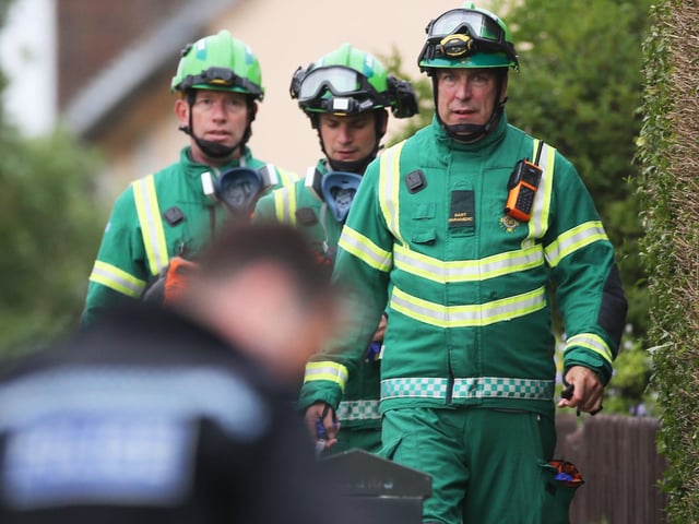 Emergency services were alerted to Horton Road after reports of a strong smell of fuel coming from a flat