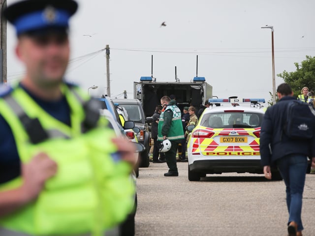 Emergency services were alerted to Horton Road after reports of a strong smell of fuel coming from a flat