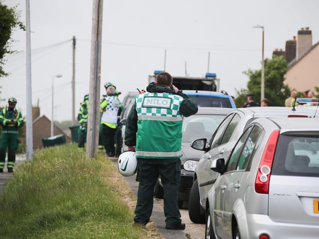 Emergency services were alerted to Horton Road after reports of a strong smell of fuel coming from a flat