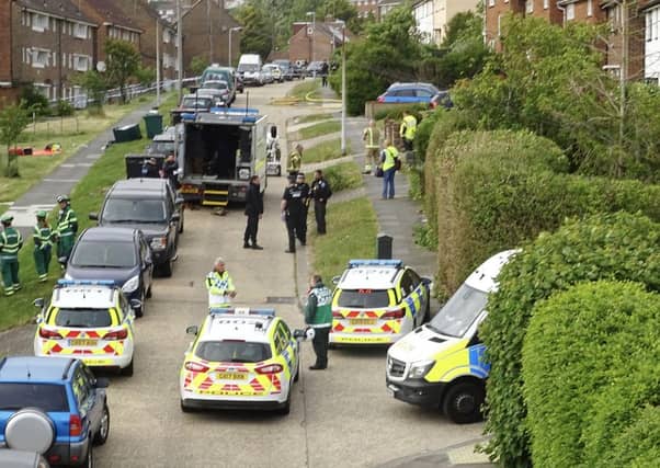 Emergency services were alerted to Horton Road after reports of a strong smell of fuel coming from a flat