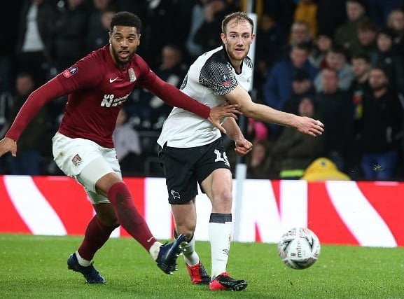The defender was Graham Potter's first signing. He arrived from Portsmouth for 3m and loaned to Derby. Reads game well, comfortable on the ball. Maybe another loan deal for next season and then could feature for Albion. 7-10