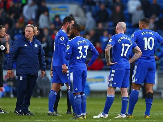 Which club beat Cardiff 3-2 in Wales on May 4, 2019 to confirm Brighton's Premier League status for another season?