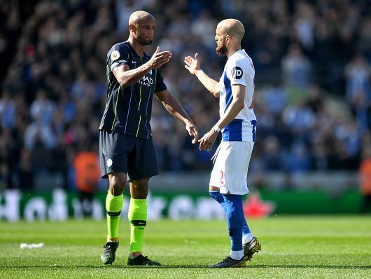 Bruno retired from football after Brighton's 4-1 loss to Manchester City on the final day of the season. Who scored the fourth goal for Manchester City that afternoon?