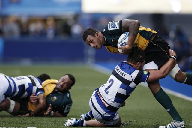 Courtney Lawes added some power