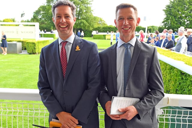 What's the collective noun for clerks of the course? Goodwood's Ed Arkell and Fontwell's Philip Hide at the 2019 May Festival / Picture: Malcolm Wells
