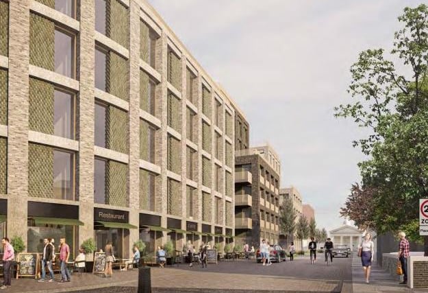 An artist's impression of the Union Place development. Picture: Hawkins\Brown