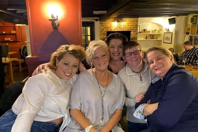 Chrissie Bennett shared this photo at the pub in Emsworth with her friends