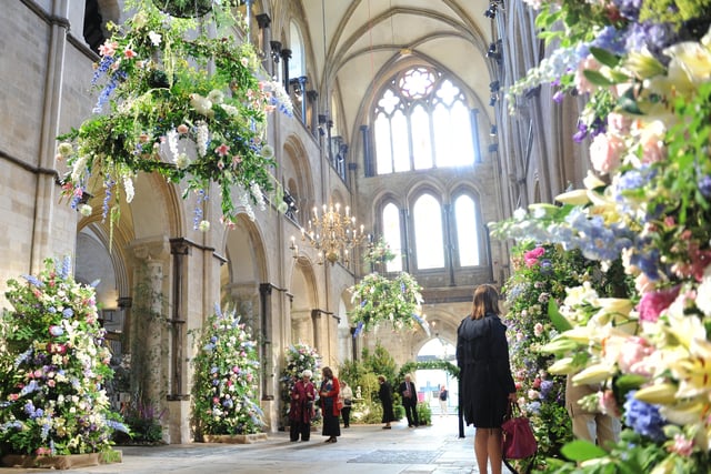Chichester Cathedral Festival of Flowers 2012. Picture: Louise Adams