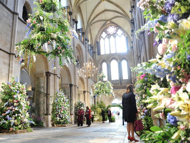 Chichester Cathedral Festival of Flowers 2012. Picture: Louise Adams