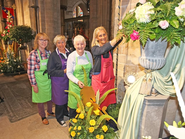 The 2016 Festival of Flowers at Chichester Catherdral. Picture: Derek Martin