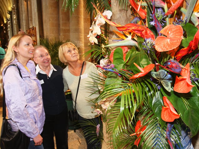The 2016 Festival of Flowers at Chichester Catherdral. Picture: Derek Martin