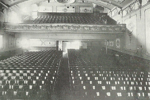 A shot of the auditorium thought to have been taken upon completion  – "note the decor is slightly different as it was updated to art deco after this," said Jon.