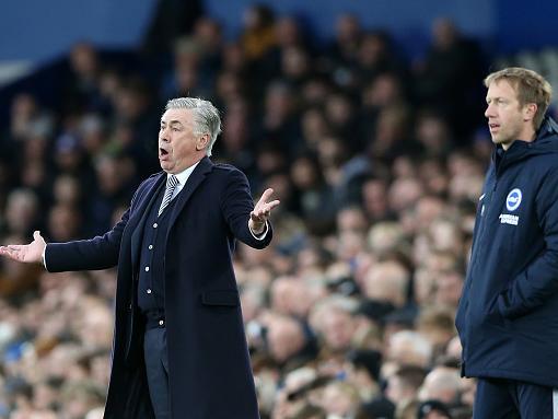Two points behind Palace and Burnley but 10 points above the drop is sure to be ample cushion for Carlo Ancelotti's team.