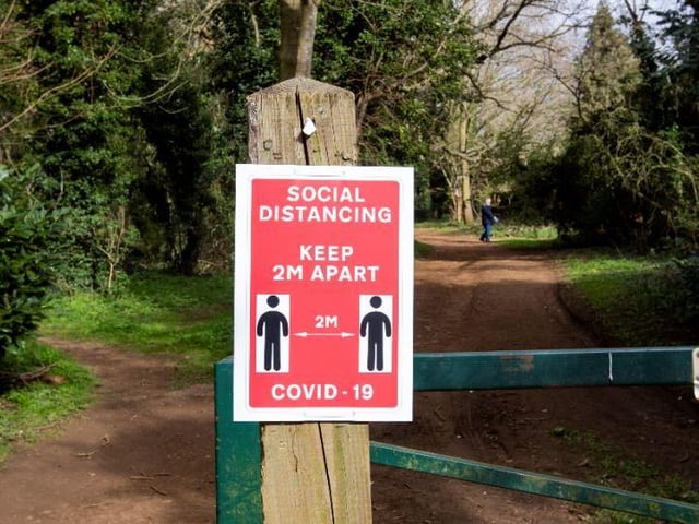 The signs were clear in parks across Northampton