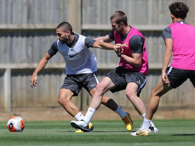 Back in training at Lancing