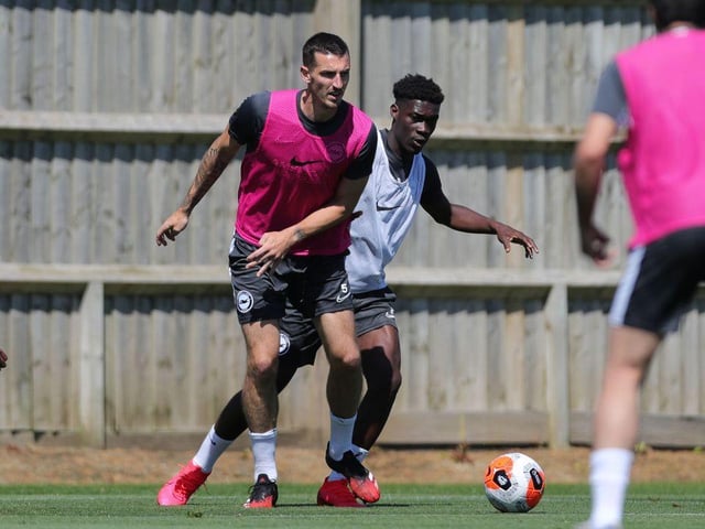 Back in training at Lancing