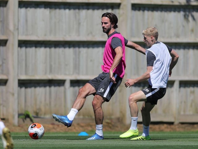 Back in training at Lancing