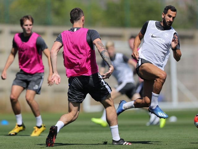 Back in training at Lancing