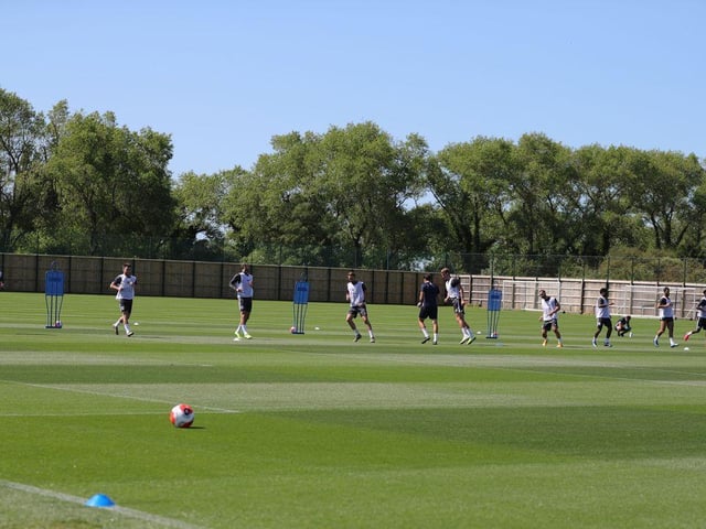 Back in training at Lancing