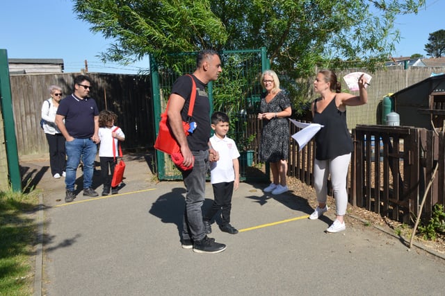 St Leonards CE Primary School reopens to pupils. Monday, June 1.

(Photos only to be used within Sussex Newspapers) SUS-200106-100112001