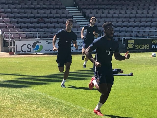 Goode, Martin and Hall-Johnson go for a run...