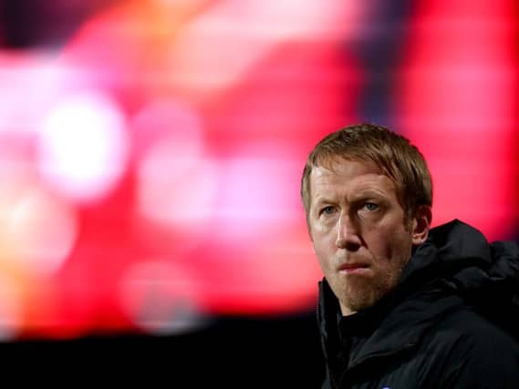 Brighton and Hove Albion head coach Graham Potter