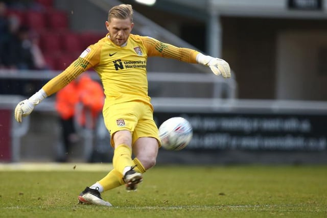 12 - David Cornell has the joint-second highest number of clean sheets, alongside Thomas King. Alex Palmer of Plymouth leads the way.