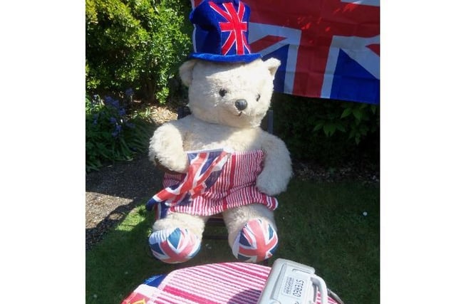 Mr Ted A Bear celebrated VE Day