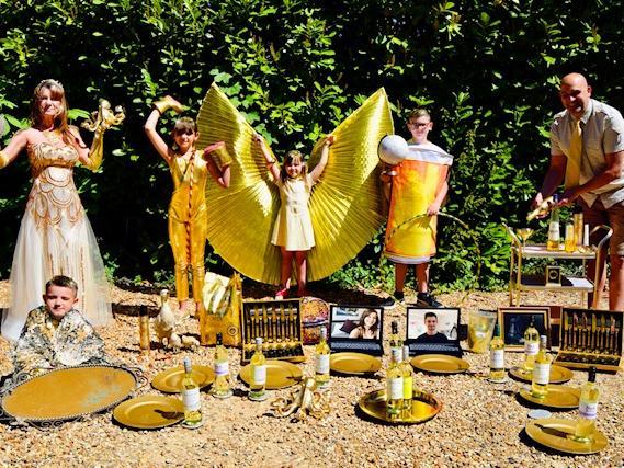 Gold is the only colour the family had to buy some extra bits for