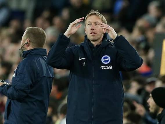 Brighton and Hove Albion head coach Graham Potter