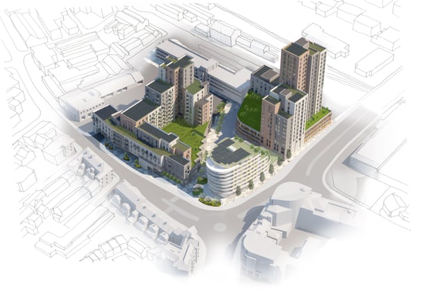 Developer Mosaic had plans for 378 homes, an 83-bed hotel, gym and supermarket approved this year.