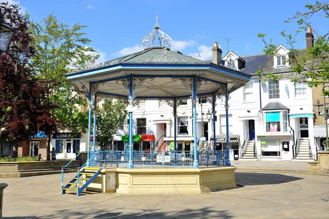 The Bandstand in the Carfax, Horsham. Pic Steve Robards SR2005052