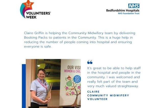 Claire is a community midwifery volunteer
