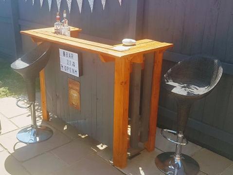 Apparently built with the spare wood from Clare's neighbour's roof!
