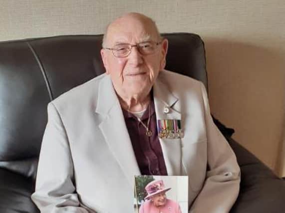 Veteran Gordon Bentley, from Duston, turned 100 years old in April and was filmed by his neighbours who went outside to sing for him through his living room window.