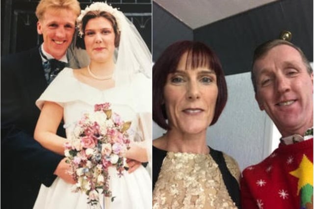 Rebecca and Michael Hollowell celebrated their 25th wedding anniversary on April 15 after Rebecca placed an advert in the Chron's Lonely Hearts column in 1994 for a bit of fun to try.
