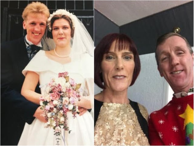 Rebecca and Michael Hollowell celebrated their 25th wedding anniversary on April 15 after Rebecca placed an advert in the Chron's Lonely Hearts column in 1994 for a bit of fun to try.