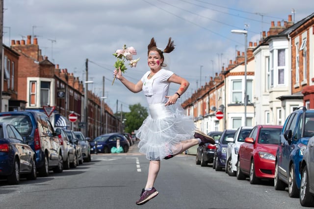 Should-be bride Chantelle Esposito has been dressing up every Sunday using her veil, a fake bouquet and wedding dress tutu to raise money for NGH wards. Last month she was on track to raise her 600 target.