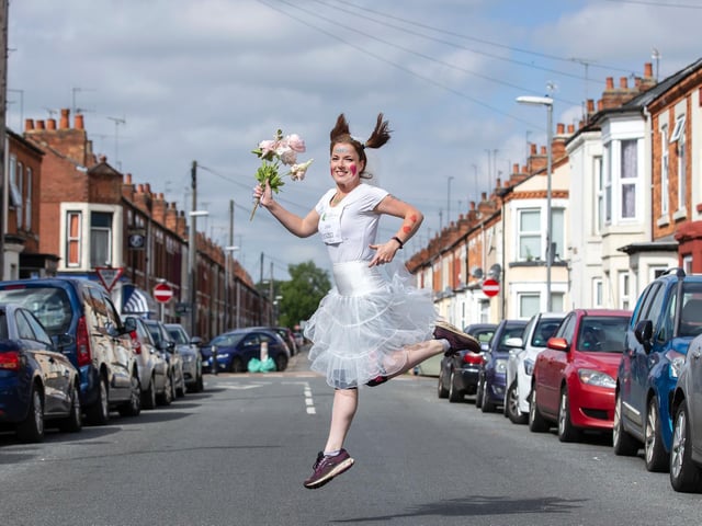 Should-be bride Chantelle Esposito has been dressing up every Sunday using her veil, a fake bouquet and wedding dress tutu to raise money for NGH wards. Last month she was on track to raise her 600 target.