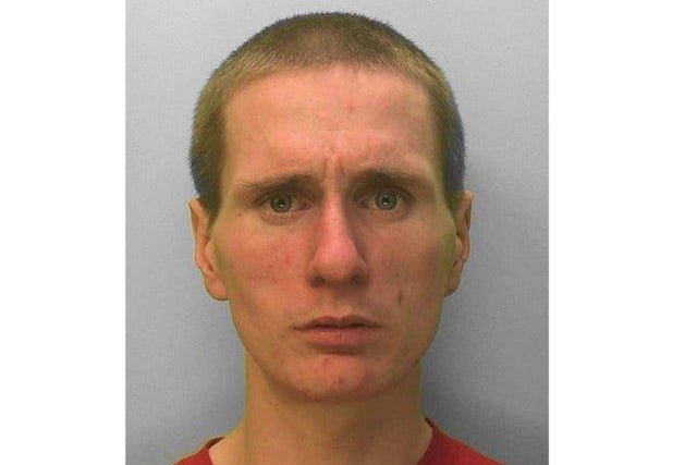 On March 10, Jordan Thomson, 27, unemployed and of no fixed address, pleaded guilty to theft from a vehicle after being caught trying car doors in Worthing. At the time, he had 49 convictions for more than 100 offences and was jailed for 40 days.