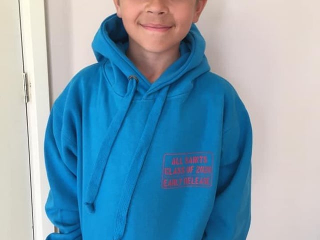 Levi Abbott, 10, from All Saints in Bexhill SUS-200406-125149001