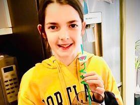 Georgia McKay, 11, leaving West Rise Juniors