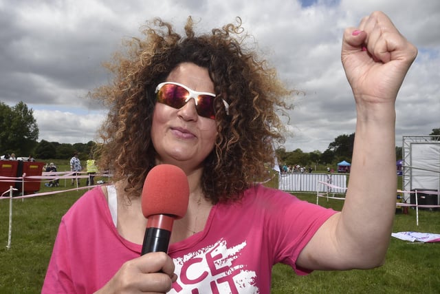 Race for Life 2019 at Ferry Meadows.   Sonia Cullington from Wow Fitness EMN-190630-170120009