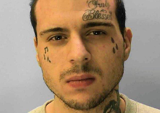 Connor Attridge, 26, unemployed, of Hyde Gardens, Eastbourne, was jailed for two years for a violent rampage in Parkfield Avenue on January 13. He tried to stab a woman in the stomach with a shard of glass and threatened parents picking their children up from school.