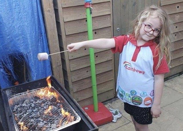 Rainbows, Brownies, Guides and Rangers from across the Girlguiding Petworth Division took part in a virtual camp@home event