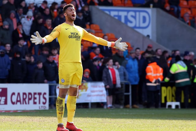 AARON CHAPMAN: From: Accrington.
Apps/goals: 39/0.
On paper the lanky goalkeeper appeared to be a decent free transfer signing. The previous season he’d helped Accrington win League Two and won the division’s ‘Golden Glove’ prize for most clean sheets. But he rarely used his 6ft 7in frame to its best advantage and lost his place a couple of times to inconsistent ‘keeper Conor O’Malley. Has now been released by Posh.
Verdict: MISS