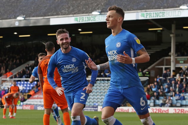 BEN WHITE: From: Brighton (loan)
Apps/goals: 16/1.
One of Evans’ final acts as Posh manager was to sign this cultured centre-back on loan from Brighton.  White picked up an injury just as he was getting into his stride at Posh, but he returned for the final two games of the 2018-19 season and looked a stylish performer. He went on loan to Leeds for this season and he’s been outstanding. He could be a Premier League player next season.
Verdict: HIT