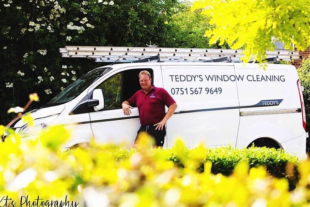 Teddy's Window Cleaning. Photo: Katie Appleton Jones
